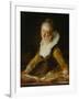 A Study (L'Etude)-Jean-Honoré Fragonard-Framed Giclee Print