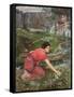 A Study: Maidens Picking Flowers by a Stream, C. 1909-1914-John William Waterhouse-Framed Stretched Canvas