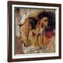 A Study of a Bloodhound, 1848-William Holman Hunt-Framed Premium Giclee Print