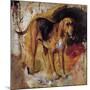 A Study of a Bloodhound, 1848-William Holman Hunt-Mounted Premium Giclee Print