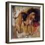 A Study of a Bloodhound, 1848-William Holman Hunt-Framed Giclee Print