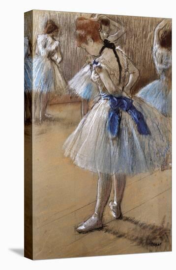 A Study of a Dancer-Edgar Degas-Stretched Canvas