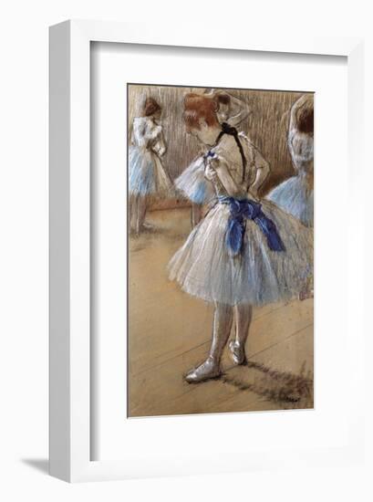 A Study of a Dancer-Edgar Degas-Framed Art Print
