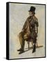 A Study of a Gamekeeper, 1834-Thomas Sidney Cooper-Framed Stretched Canvas