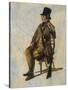 A Study of a Gamekeeper, 1834-Thomas Sidney Cooper-Stretched Canvas