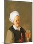 A Study of a Woman Drinking-Adriaen Jansz. Van Ostade-Mounted Giclee Print