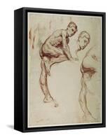 A Study of a Young Man Climbing, C.1898-Sir William Orpen-Framed Stretched Canvas