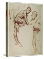 A Study of a Young Man Climbing, C.1898-Sir William Orpen-Stretched Canvas