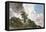 A Study of Clouds and Trees-John Constable-Framed Stretched Canvas