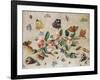 A Study of Flowers and Insects-Jan Van, The Elder Kessel-Framed Giclee Print