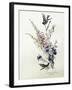 A Study of Heather, Cornflower, and Blossom-Madeleine Lemaire-Framed Giclee Print