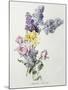 A Study of Lilac and Roses-Madeleine Lemaire-Mounted Photographic Print