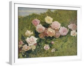 A Study of Roses-Luigi Rossi-Framed Giclee Print