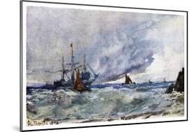 A Study of Sky and Sea from the Deck of a Vessel Off Tarifa, 1901-W Richards-Mounted Giclee Print