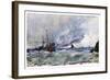 A Study of Sky and Sea from the Deck of a Vessel Off Tarifa, 1901-W Richards-Framed Giclee Print