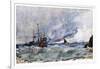 A Study of Sky and Sea from the Deck of a Vessel Off Tarifa, 1901-W Richards-Framed Giclee Print