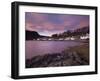 A Stunning Sky at Dawn over the Pictyresque Village of Plockton, Ross-Shire, Scotland, United Kingd-Jon Gibbs-Framed Photographic Print