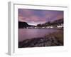 A Stunning Sky at Dawn over the Pictyresque Village of Plockton, Ross-Shire, Scotland, United Kingd-Jon Gibbs-Framed Photographic Print