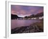 A Stunning Sky at Dawn over the Pictyresque Village of Plockton, Ross-Shire, Scotland, United Kingd-Jon Gibbs-Framed Photographic Print