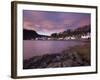 A Stunning Sky at Dawn over the Pictyresque Village of Plockton, Ross-Shire, Scotland, United Kingd-Jon Gibbs-Framed Photographic Print