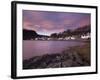 A Stunning Sky at Dawn over the Pictyresque Village of Plockton, Ross-Shire, Scotland, United Kingd-Jon Gibbs-Framed Photographic Print