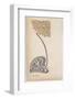 A Stylized, Art Nouveau Depiction of a Flower - Possibly a Dandelion-null-Framed Photographic Print