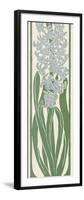 A Stylized, Art Nouveau Depiction of a Hyacinth Within a Rectangular Border-null-Framed Photographic Print