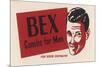 A Suave Young Man Advertises Bex Combs for Men "For Good Grooming"-null-Mounted Premium Giclee Print