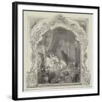 A Subject from the Sleeping Palace-Alfred Woolmer-Framed Premium Giclee Print