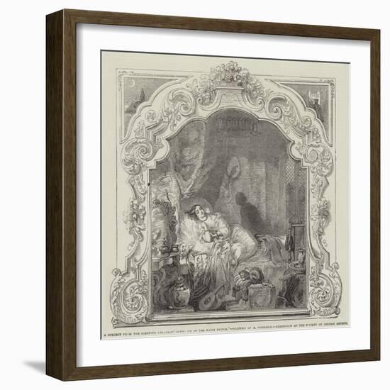 A Subject from the Sleeping Palace-Alfred Woolmer-Framed Giclee Print