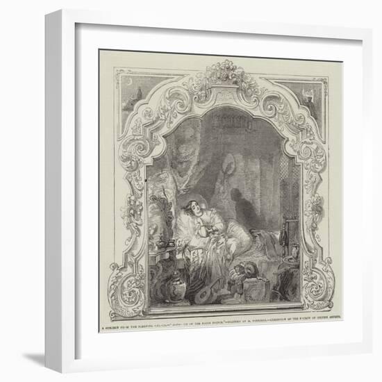 A Subject from the Sleeping Palace-Alfred Woolmer-Framed Giclee Print