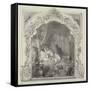 A Subject from the Sleeping Palace-Alfred Woolmer-Framed Stretched Canvas