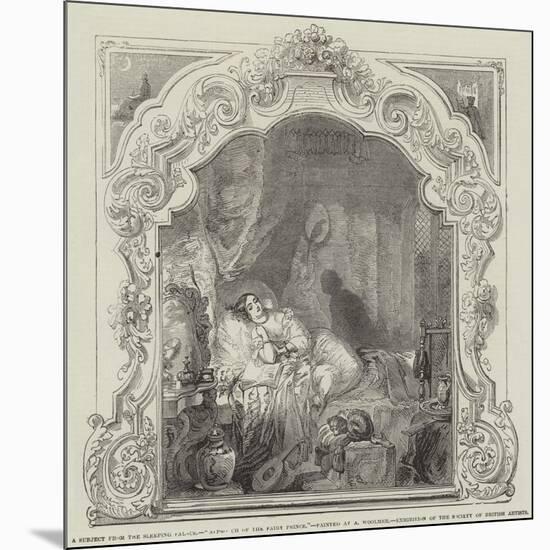 A Subject from the Sleeping Palace-Alfred Woolmer-Mounted Giclee Print