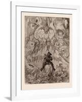 A Submarine World-Gustave Dore-Framed Giclee Print