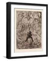 A Submarine World-Gustave Dore-Framed Giclee Print