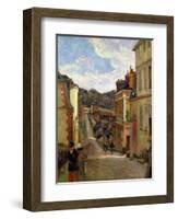 A Suburban Street, 1884-Paul Gauguin-Framed Giclee Print