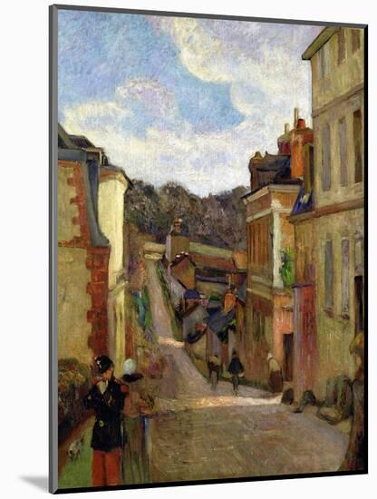 A Suburban Street, 1884-Paul Gauguin-Mounted Giclee Print