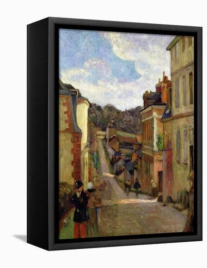 A Suburban Street, 1884-Paul Gauguin-Framed Stretched Canvas