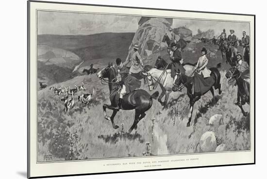 A Successful Day with the Devon and Somerset Staghounds on Exmoor-Frank Craig-Mounted Giclee Print