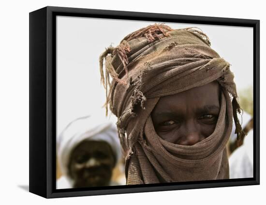 A Sudan Liberation Army, Sla, Fighter from the Faction of Abdelwahid Elnur-null-Framed Stretched Canvas