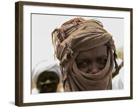 A Sudan Liberation Army, Sla, Fighter from the Faction of Abdelwahid Elnur-null-Framed Photographic Print