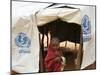 A Sudanese School Girl Stands Infront of Her Class Room-null-Mounted Photographic Print