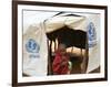 A Sudanese School Girl Stands Infront of Her Class Room-null-Framed Photographic Print