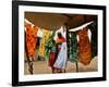 A Sudanese Woman Buys a Dress for Her Daughter at the Zamzam Refugee Camp-Nasser Nasser-Framed Photographic Print