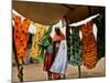A Sudanese Woman Buys a Dress for Her Daughter at the Zamzam Refugee Camp-Nasser Nasser-Mounted Photographic Print