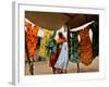 A Sudanese Woman Buys a Dress for Her Daughter at the Zamzam Refugee Camp-Nasser Nasser-Framed Photographic Print