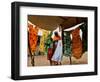 A Sudanese Woman Buys a Dress for Her Daughter at the Zamzam Refugee Camp-Nasser Nasser-Framed Photographic Print