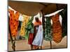 A Sudanese Woman Buys a Dress for Her Daughter at the Zamzam Refugee Camp-Nasser Nasser-Mounted Photographic Print