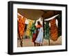 A Sudanese Woman Buys a Dress for Her Daughter at the Zamzam Refugee Camp-Nasser Nasser-Framed Photographic Print