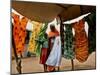 A Sudanese Woman Buys a Dress for Her Daughter at the Zamzam Refugee Camp-Nasser Nasser-Mounted Photographic Print